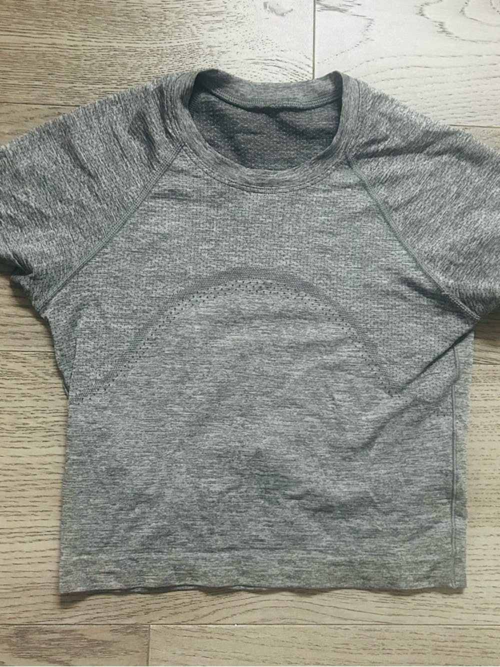 Heather Gray Short Sleeve Athletic Top